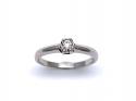 9ct Diamond Solitaire Ring 0.10ct