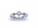 9ct Diamond Solitaire Ring 0.10ct