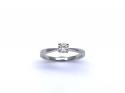 Platinum Diamond Solitaire Ring 0.16ct