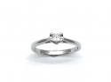 18ct Diamond Solitaire Ring 0.18ct