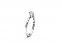 18ct Diamond Solitaire Ring 0.18ct