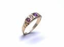 18ct Rhodolite Garnet & Diamond Ring