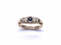 18ct Sapphire & Diamond 5 Stone Ring