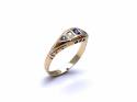 15ct Sapphire & Diamond 5 Stone Ring 1908