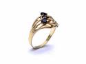 18ct Sapphire & Diamond 6 Stone Ring
