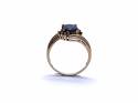 9ct Sapphire Solitaire Dress Ring