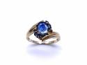 9ct Sapphire Solitaire Dress Ring