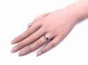 Palladium Diamond Solitaire Ring 0.33ct