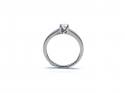 Palladium Diamond Solitaire Ring 0.33ct