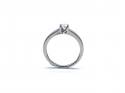 Palladium Diamond Solitaire Ring 0.33ct