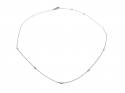 Platinum Diamond Necklet 0.16ct