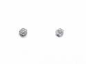 9ct Yellow Gold Diamond Cluster Studs