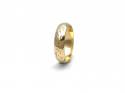 18ct Yellow Gold Patterned Wedding Ring