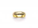 18ct Yellow Gold Patterned Wedding Ring