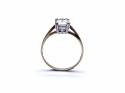 9ct Yellow Gold CZ Solitaire Ring