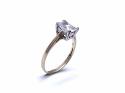 9ct Yellow Gold CZ Solitaire Ring