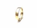 9ct Yellow Gold Slight Court Wedding Ring 6mm