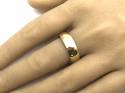 9ct Yellow Gold D Shaped Wedding Ring 7mm