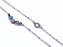 9ct Opal & Ruby Necklet 16 inch