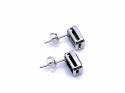 9ct White Gold Andalusite Stud Earrings