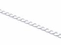 Silver Flat Link Curb Bracelet 7 inches
