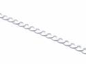 Silver Flat Link Curb Bracelet 7 inches