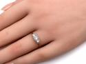 18ct Diamond 3 Stone Ring