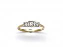 18ct Diamond 3 Stone Ring