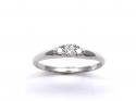 18ct White Gold Diamond 3 Stone