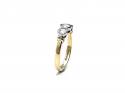 18ct Yellow Gold Diamond 3 Stone