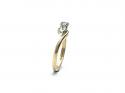 18ct Yellow Gold Diamond 2 Stone