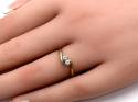 18ct Yellow Gold Diamond 2 Stone