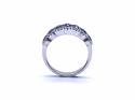 18ct White Gold Sapphire & Diamond Eternity Ring