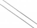 9ct White Gold Spiga Chain 20 Inch