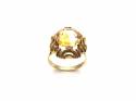 14ct Yellow Gold Citrine Solitaire Ring