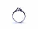 18ct White Gold Solitaire Ring