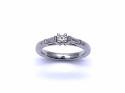 Platinum Diamond Solitaire Ring