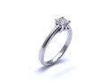 18ct White Gold Diamond Solitaire Ring