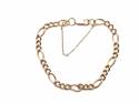 9ct Yellow Gold Figaro Bracelet