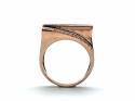 9ct Rose Gold Fancy Diamond Ring