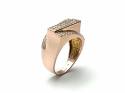 9ct Rose Gold Fancy Diamond Ring