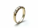 9ct Yellow Gold Diamond 5 Stone Ring