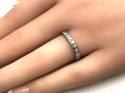 18ct White Gold Diamond Eternity Ring