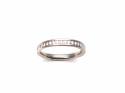 Platinum Diamond Half Eternity Ring