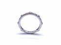 18ct White Gold Fancy Diamond Band 0.21ct