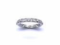 18ct White Gold Fancy Diamond Band 0.21ct