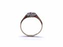 18ct Synthetic Ruby & Paste Ring