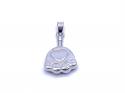 Silver Paw Ashes Locket 30X12mm