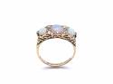18ct Opal & Diamond Ring Birmingham 1899