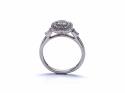 9ct White Gold Diamond Cluster Ring
